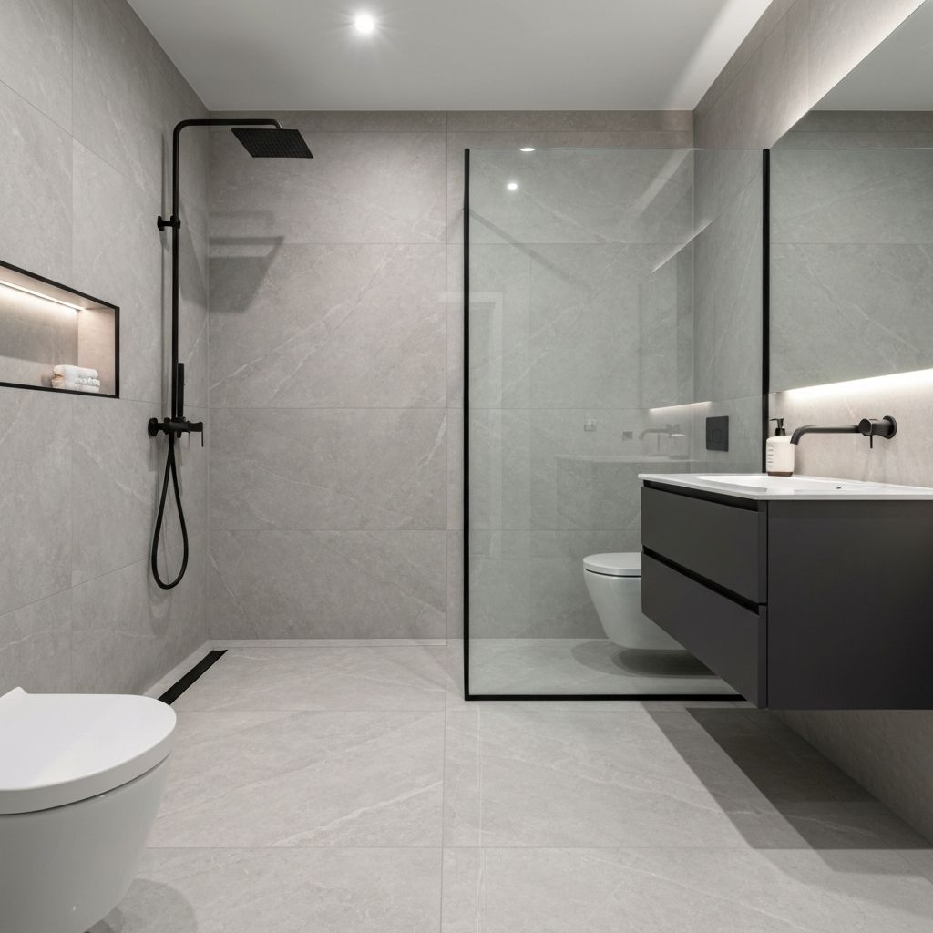 Premium bathroom tiling